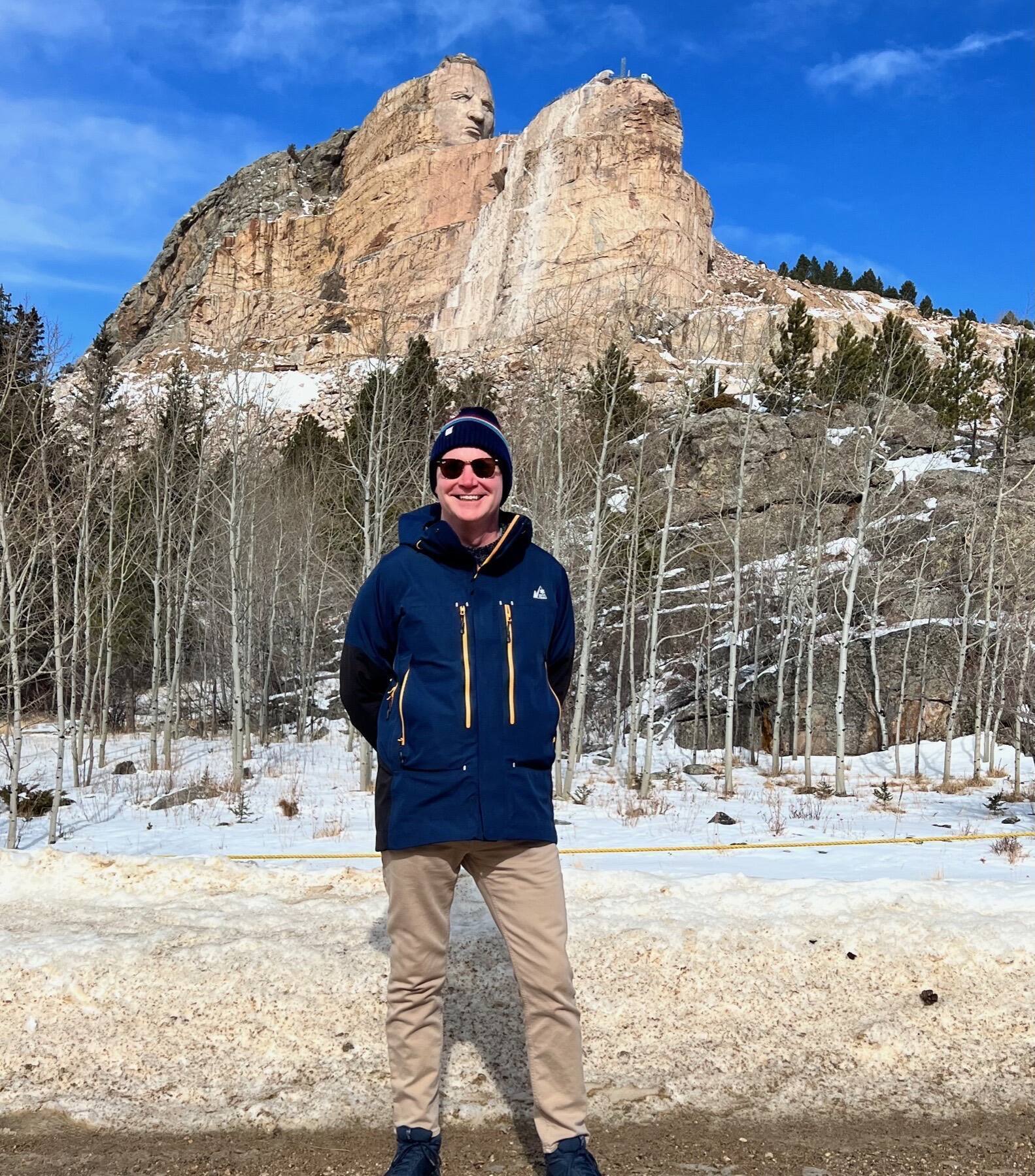 Michael Holland at Crazy Horse Memorial
