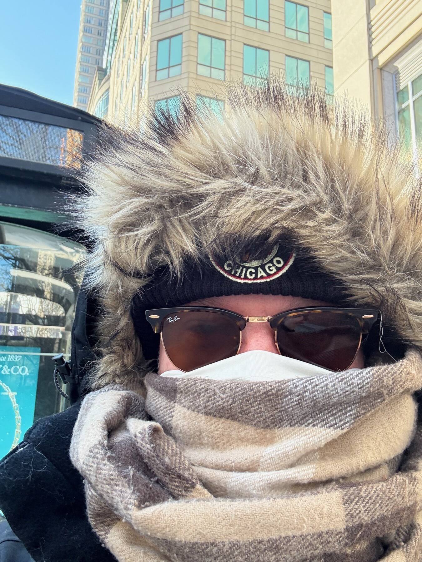 Michael Holland on the Magnificent Mile, Chicago