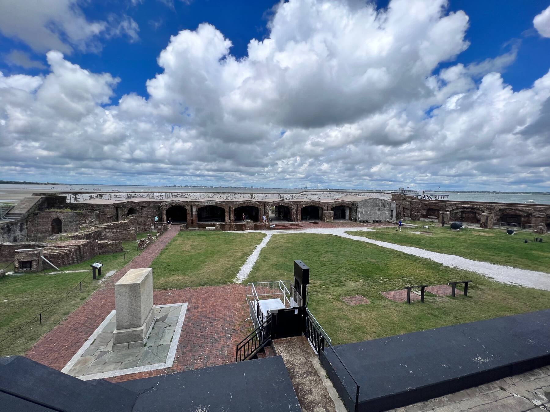 Fort Sumter interior, Charleston Harbor