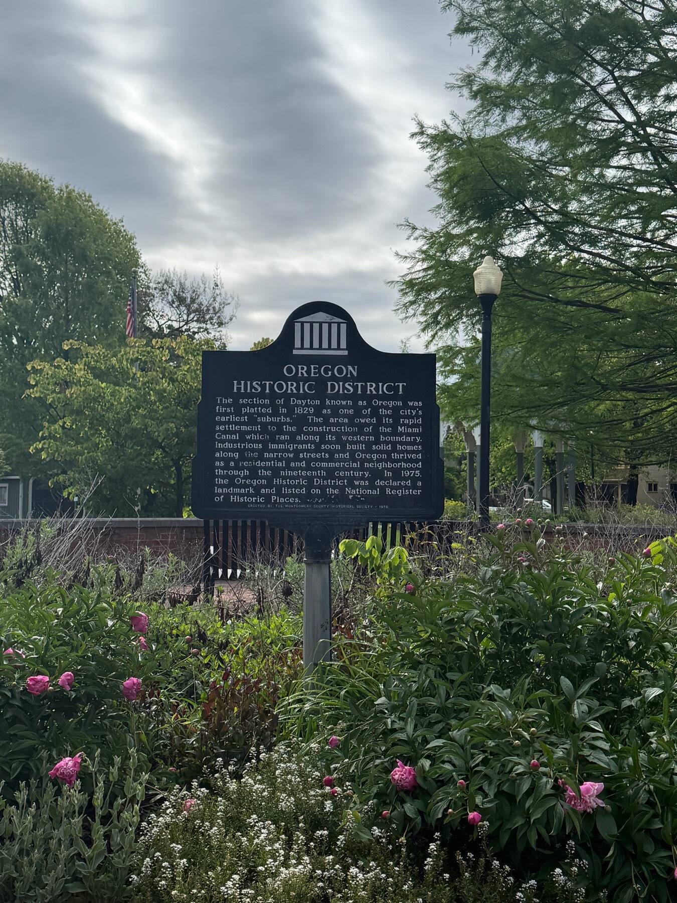 Oregon District Historical Marker, Dayton