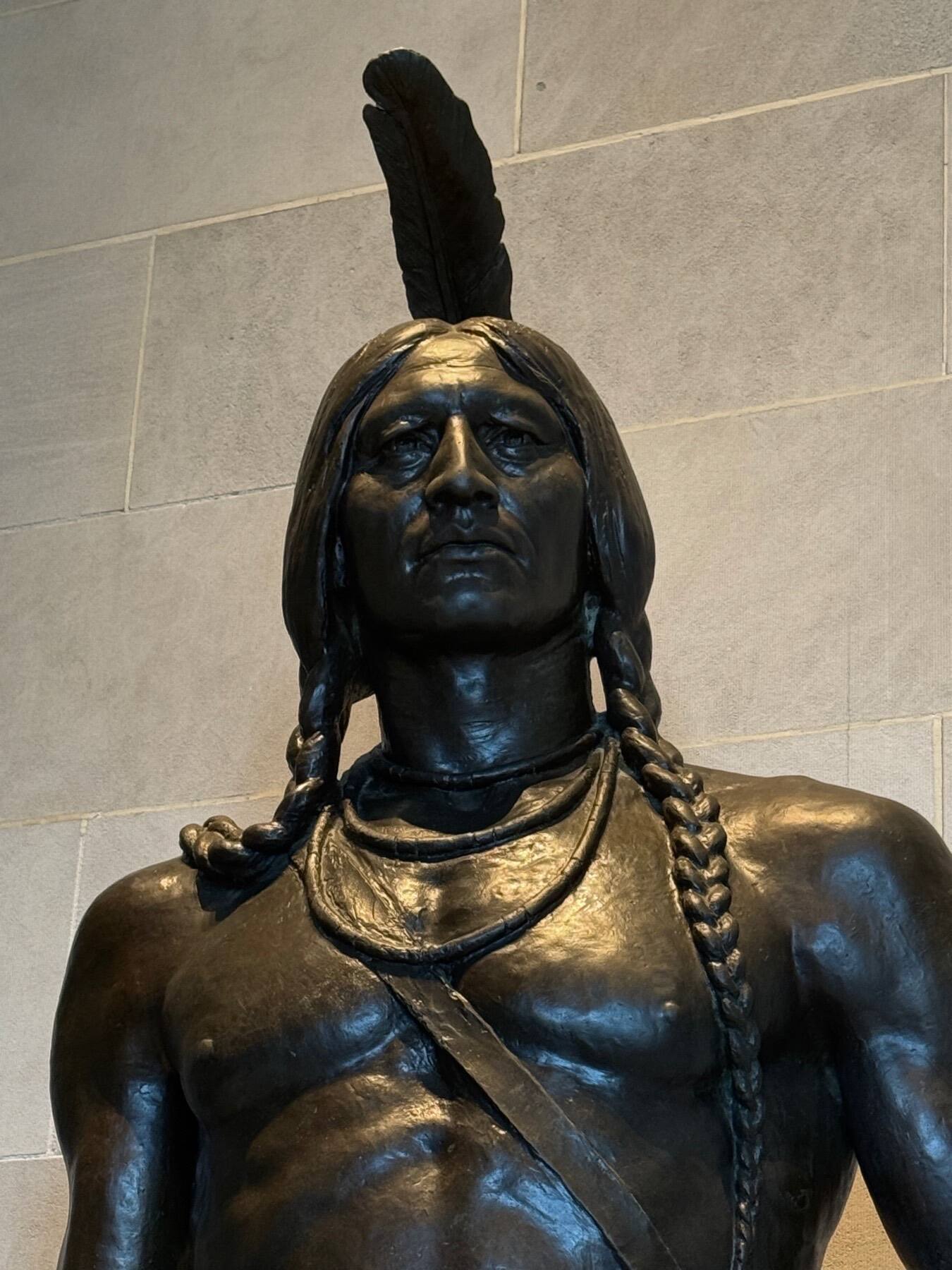 Chief Massasoit, Cyrus Edwin Dallin, Dayton Art Institute