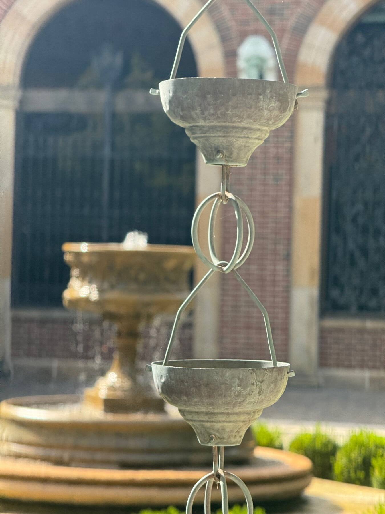 Dayton Art Institute gardens fountain