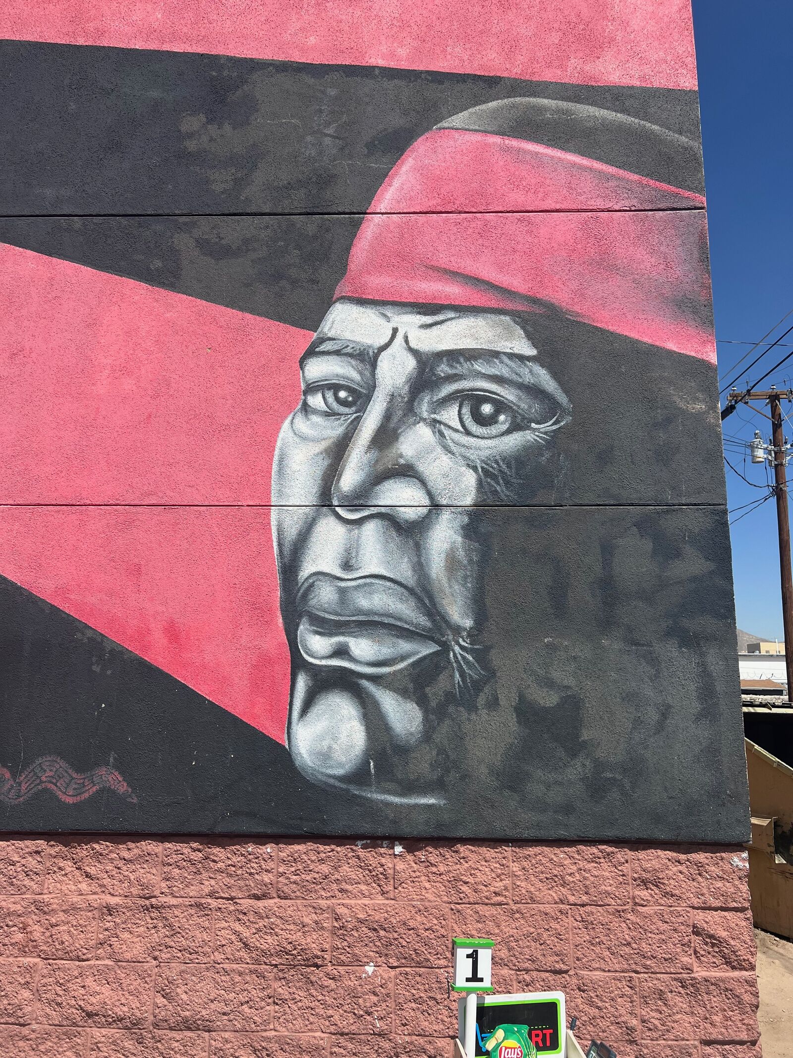 Mural portrait, corner of Oregon St. and 9th St