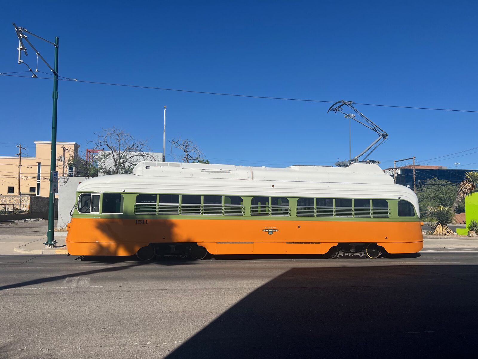 Restored streetcar