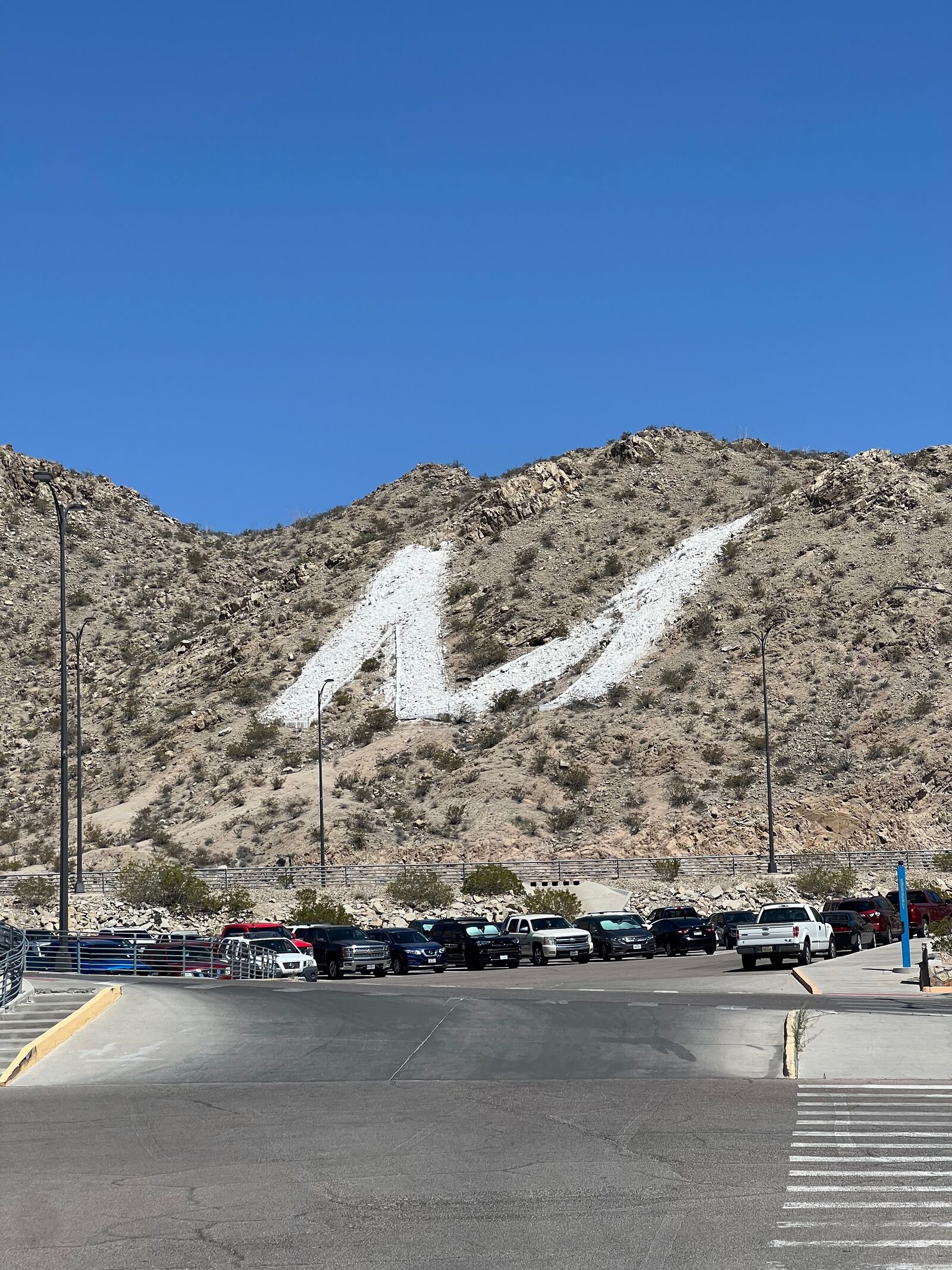 The M on the mountainside above UTEP