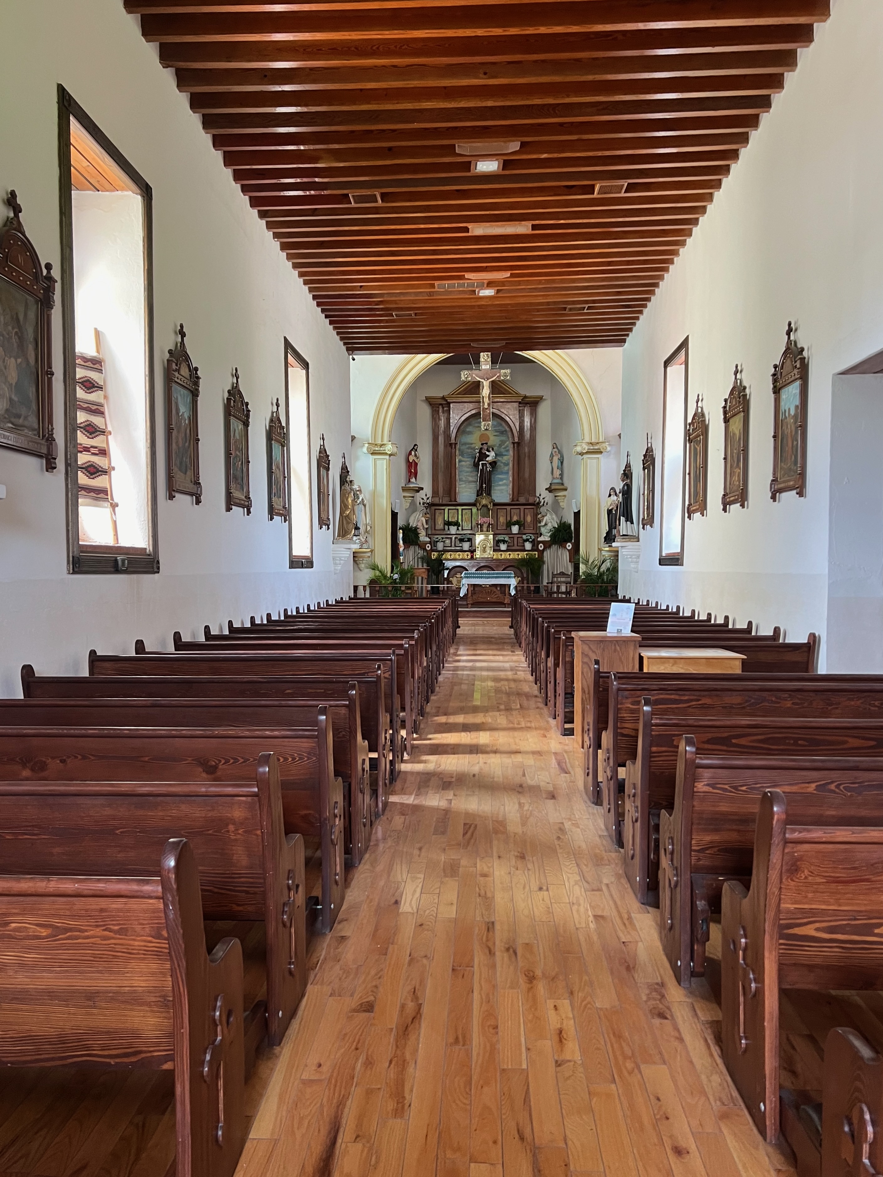 Altar and sanctuary, Ysleta Mission