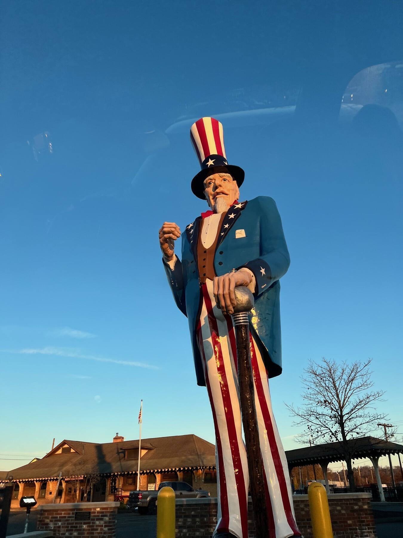 Uncle Sam at the Danbury Railway Museum