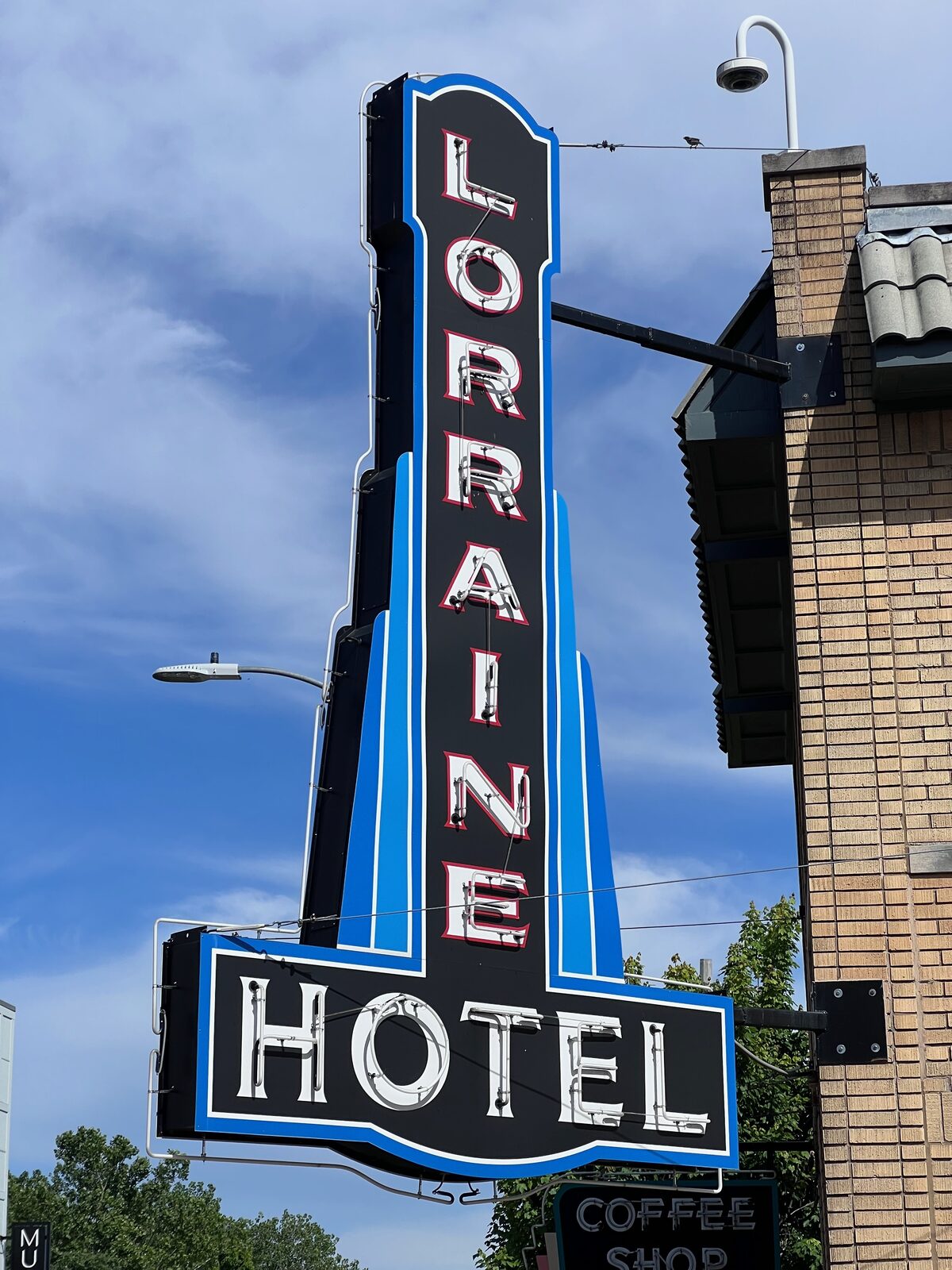 Lorraine Hotel neon sign, Memphis