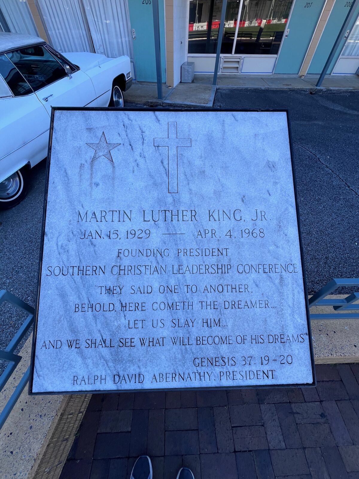 Lorraine Motel historical marker, Memphis