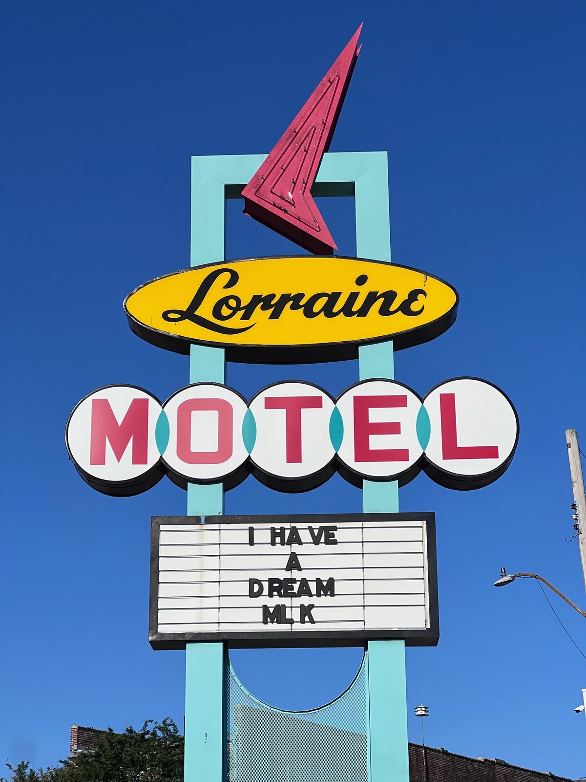 Lorraine Motel marquee sign, Memphis