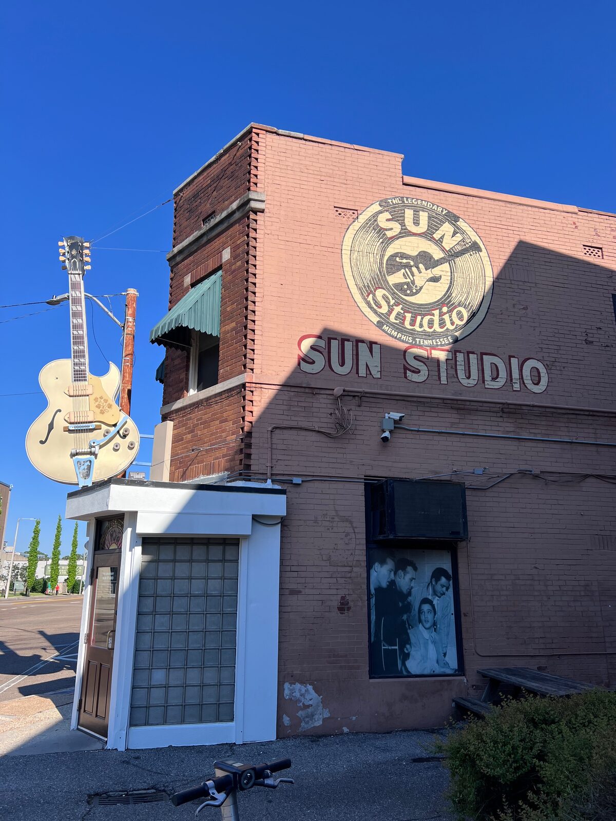 Sun Studio building exterior, Union Avenue