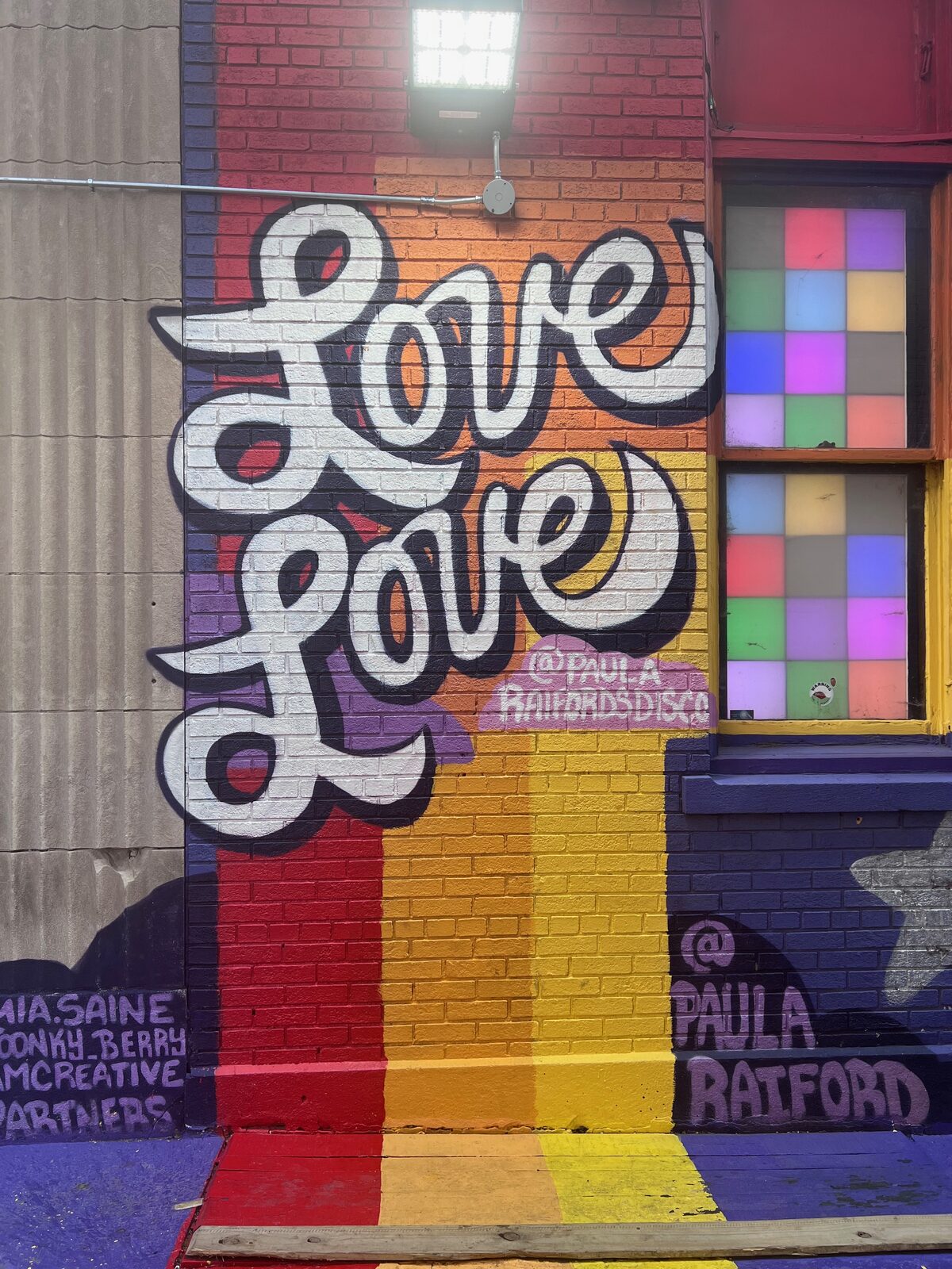 Love Love mural, downtown Memphis