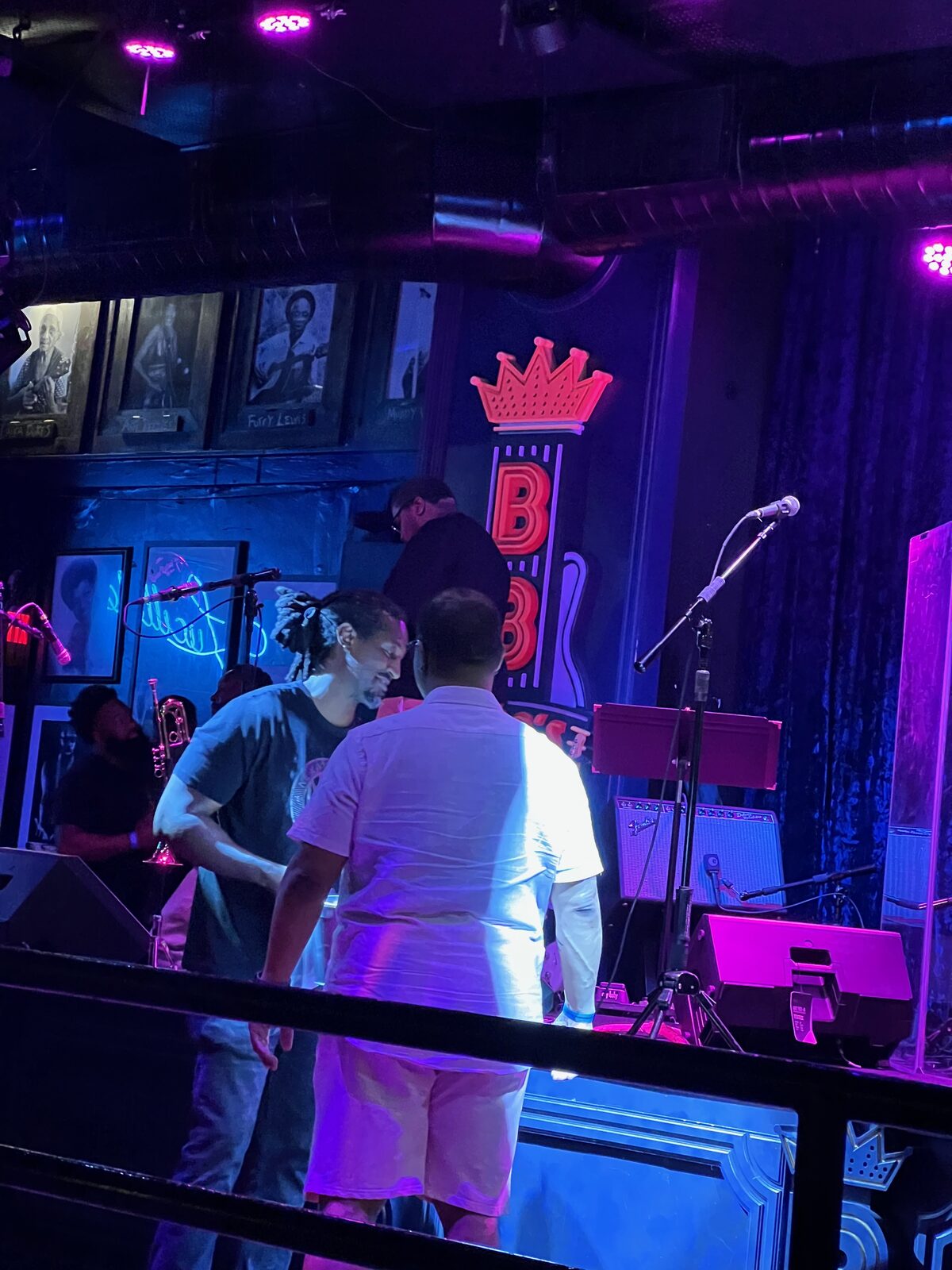 Band performing at B.B. King's Blues Club, Beale Street