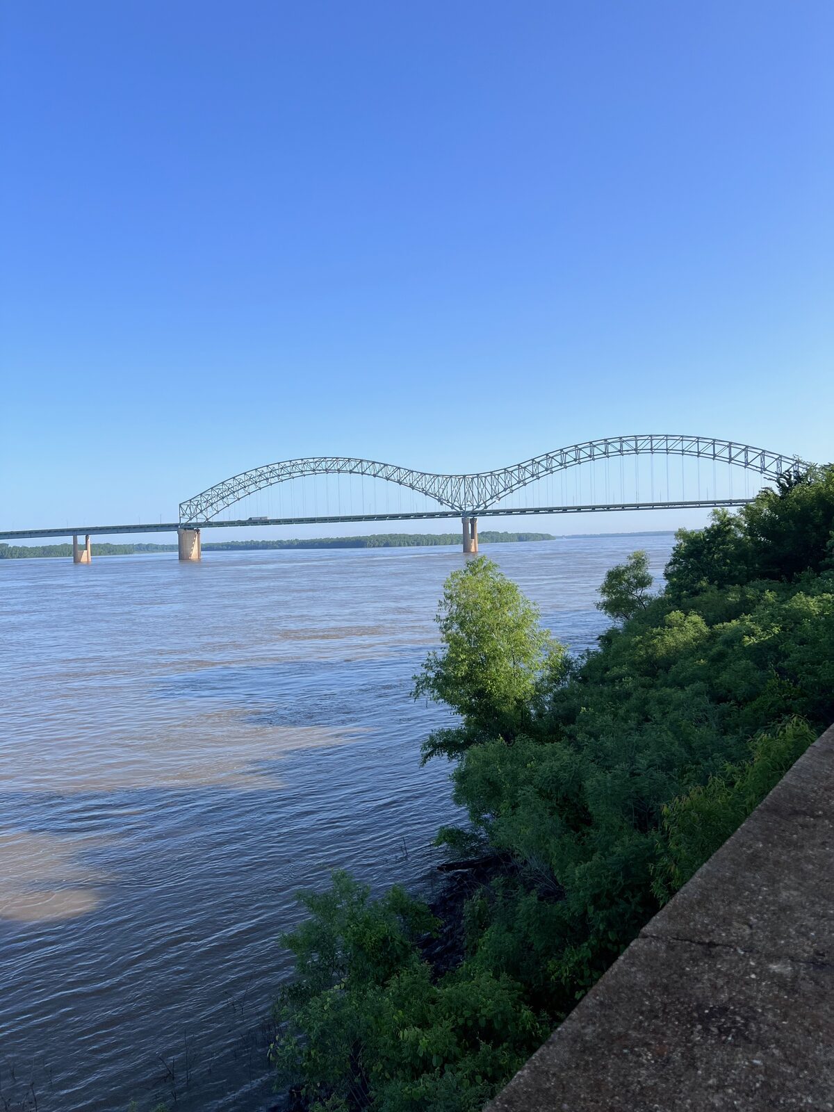 Mississippi River from the bluff, Memphis