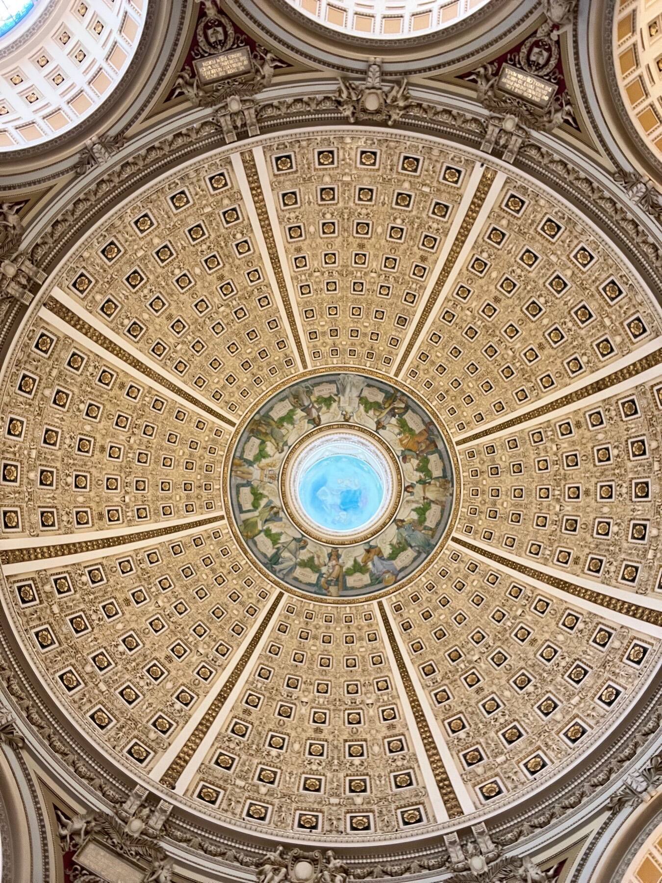Main Reading Room Dome, Library of Congress, Washington, D.C.