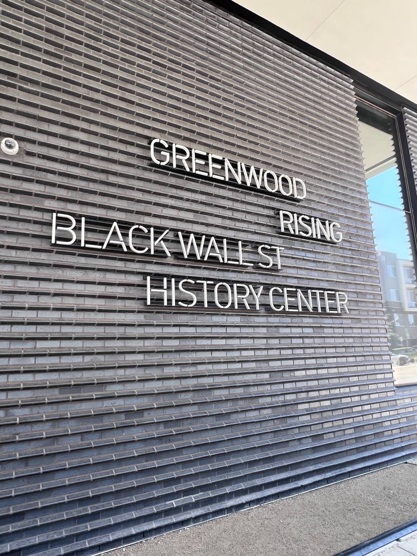 Greenwood Rising facade, Tulsa, Oklahoma