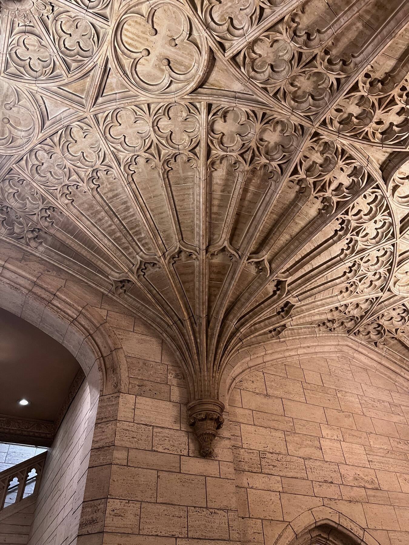 Art Deco ceiling detail, Philtower Building Lobby