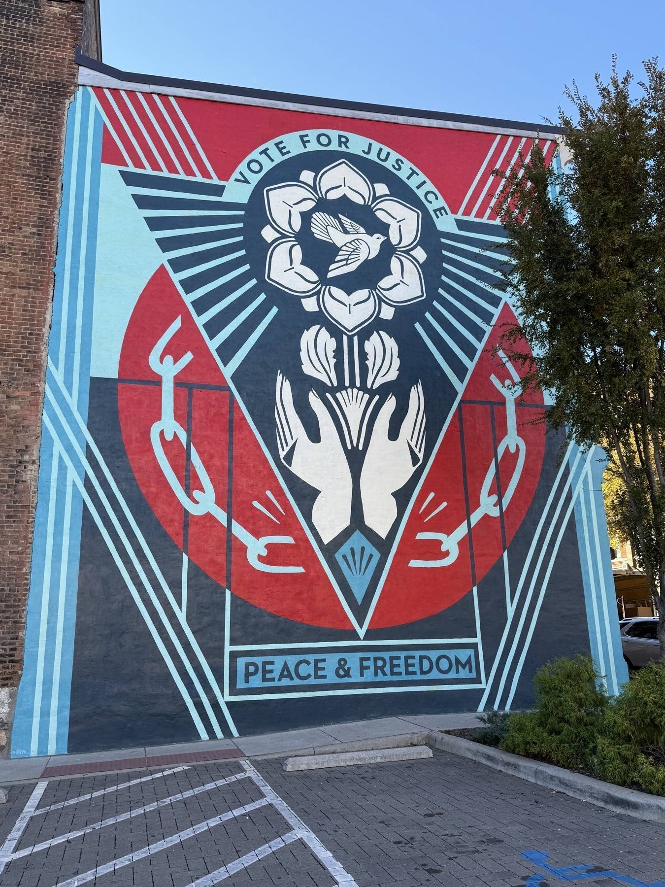 Vote for Justice Mural, Vine Street, Cincinnati, Ohio