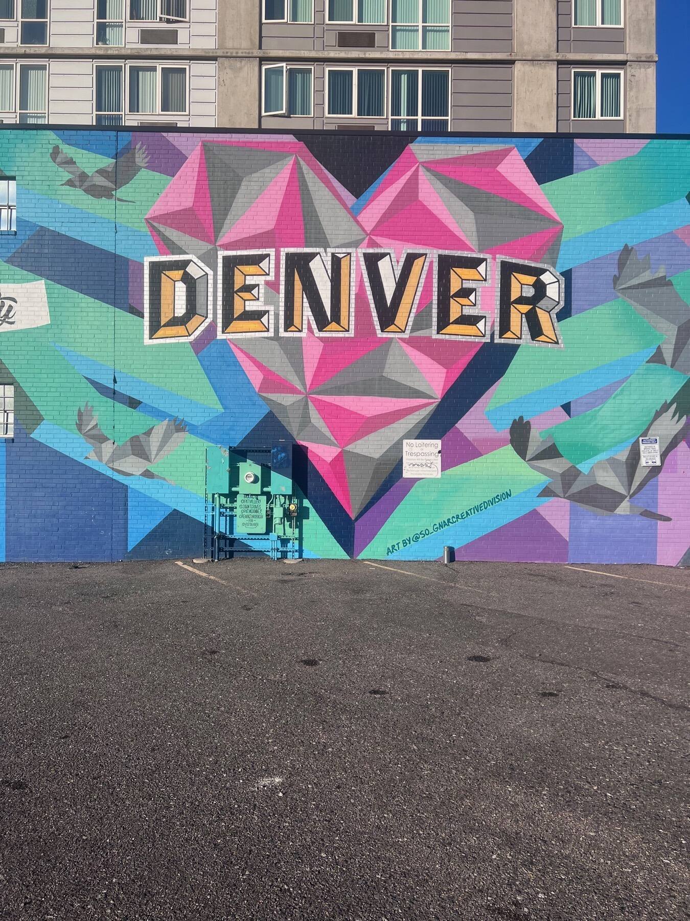 Denver - Love This City Mural, N. Broadway, Denver, Colorado