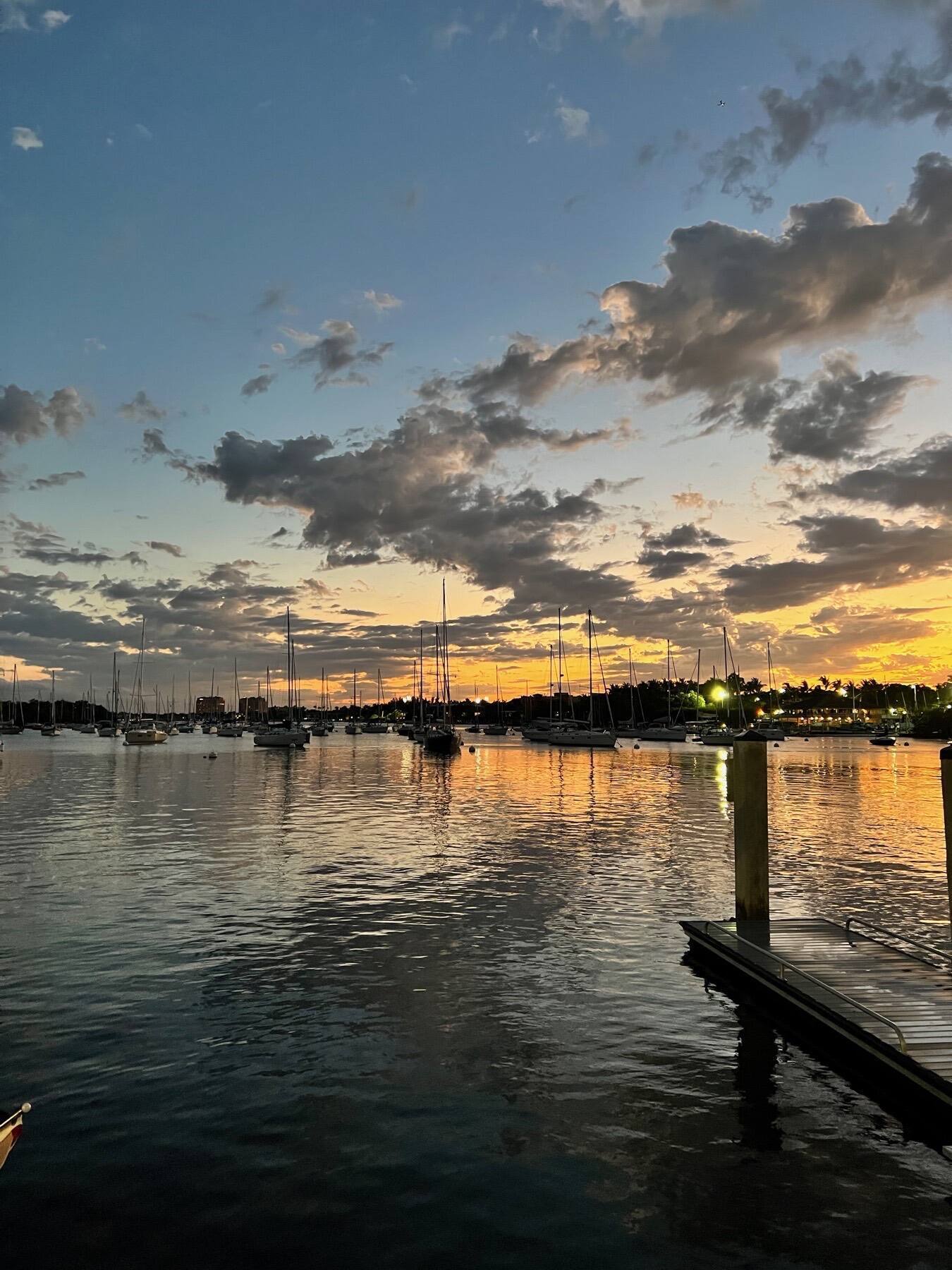 Sunset in Miami, Coconut Grove, Florida