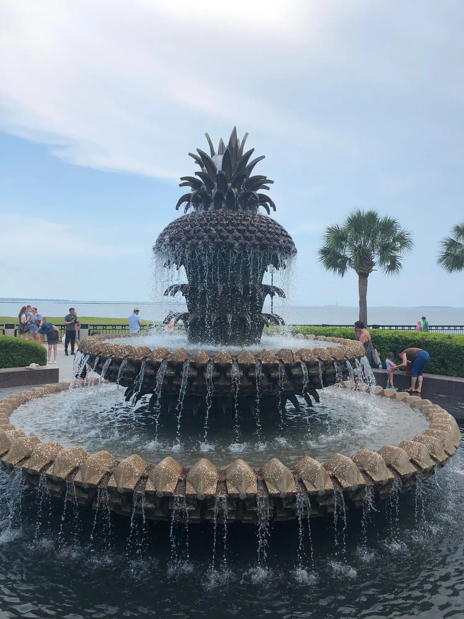 The Pineapple Fountain in Waterfront Park, Charleston