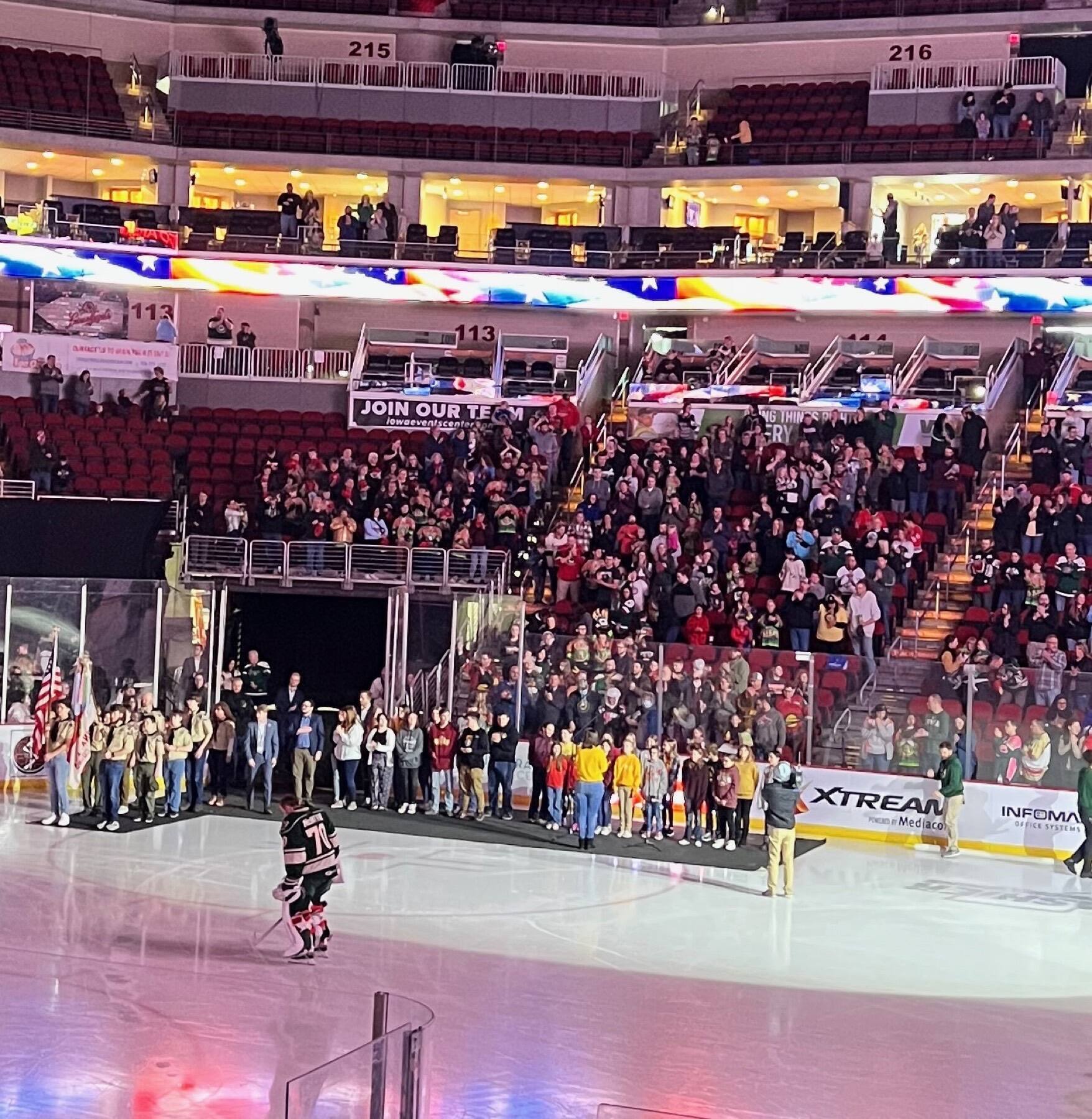 Iowa Wild Hockey Game, Des Moines, IA
