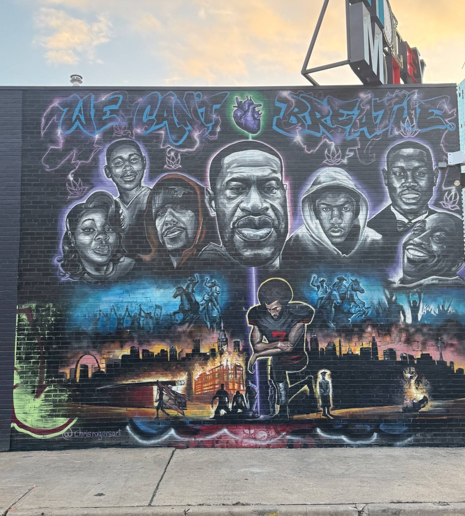 We Can't Breathe Mural, Austin, TX