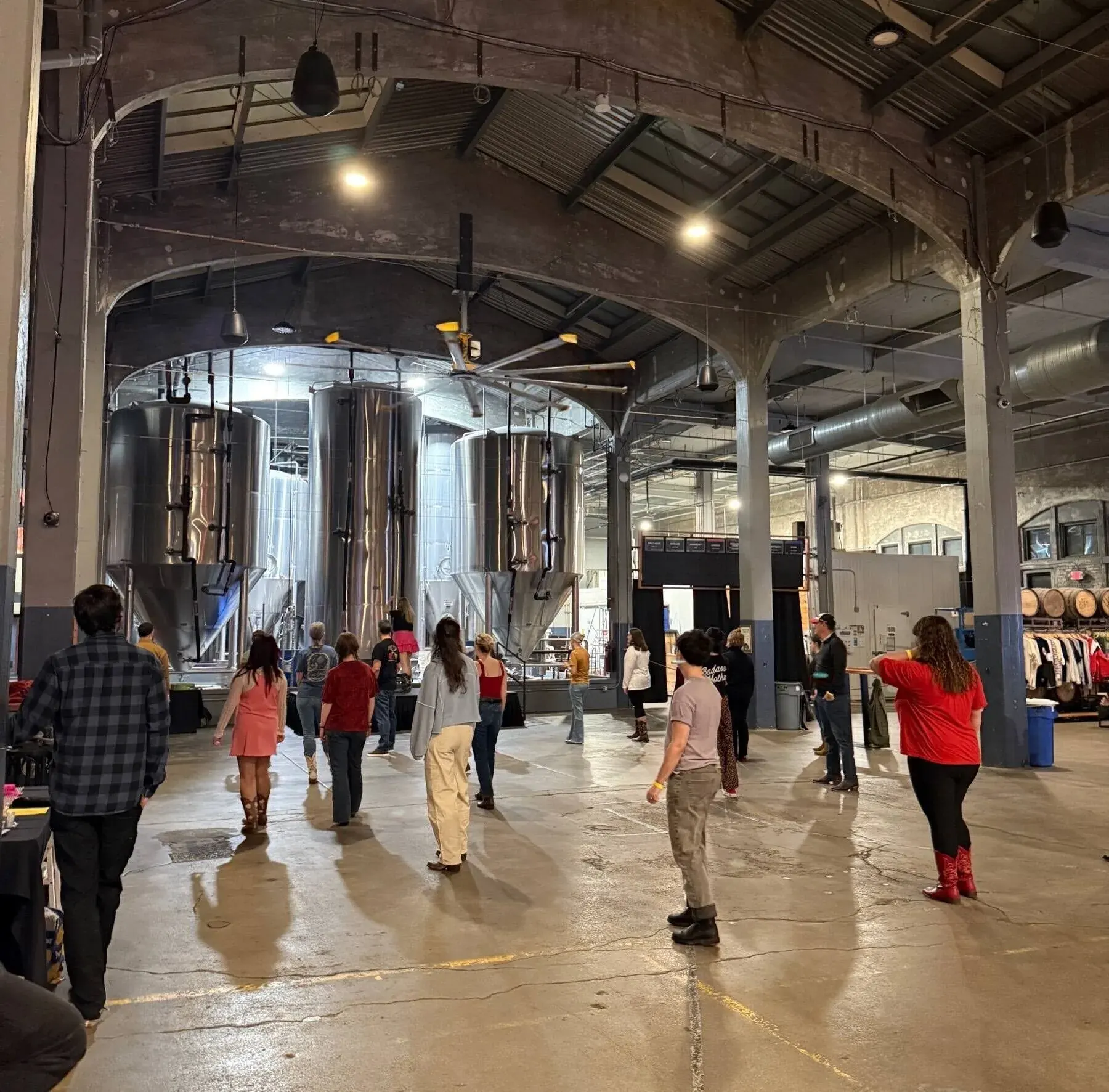 Line Dancing Night at the Rhinegeist Brewery, Cincinnati, OH