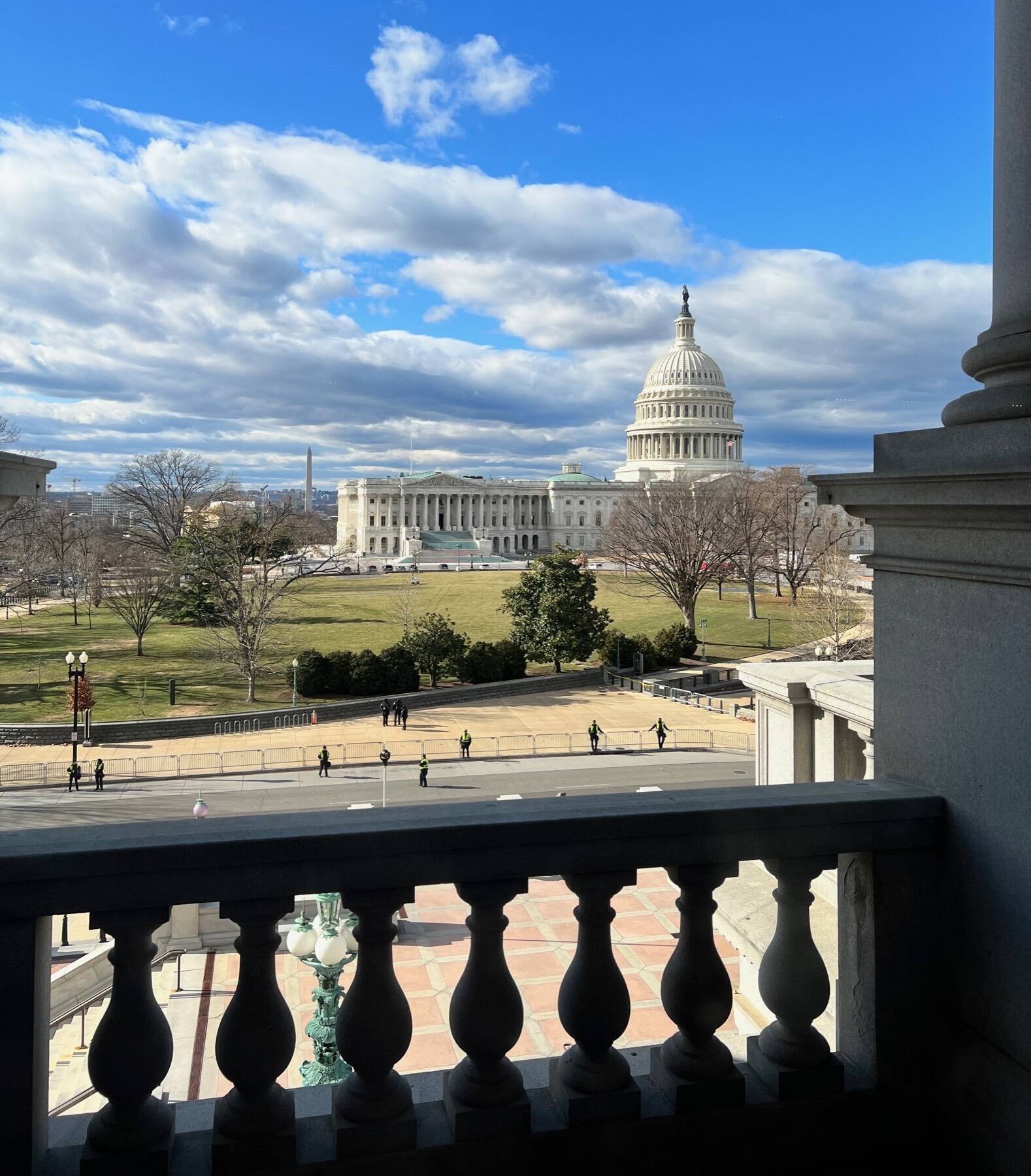 View of the Capitol Building from the Library of Congress, Washington D.C.