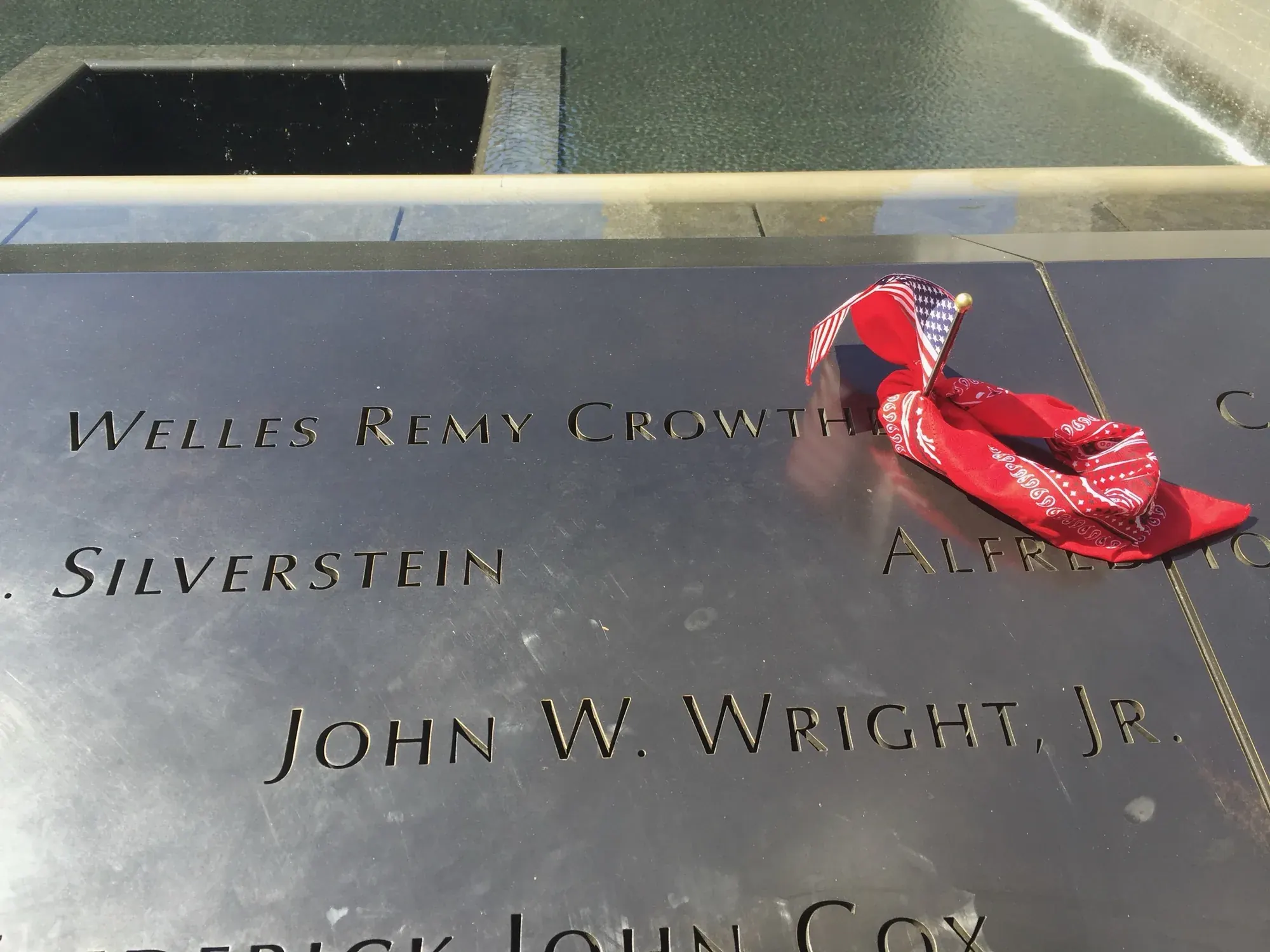 The Red Bandana — 9/11 Memorial, New York City