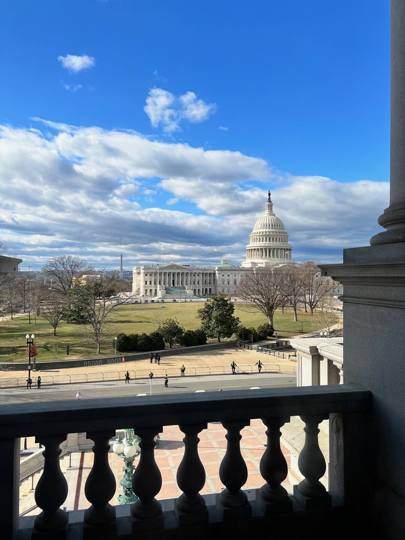 View of the Capitol Building from the Library of Congress, Washington, D.C.