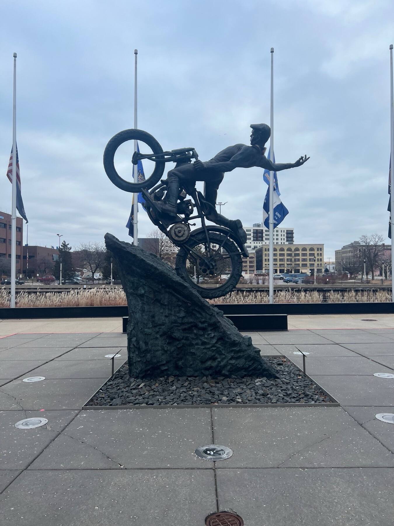 Hill Climber Statue, Harley Davidson Headquarters, Milwaukee, WI
