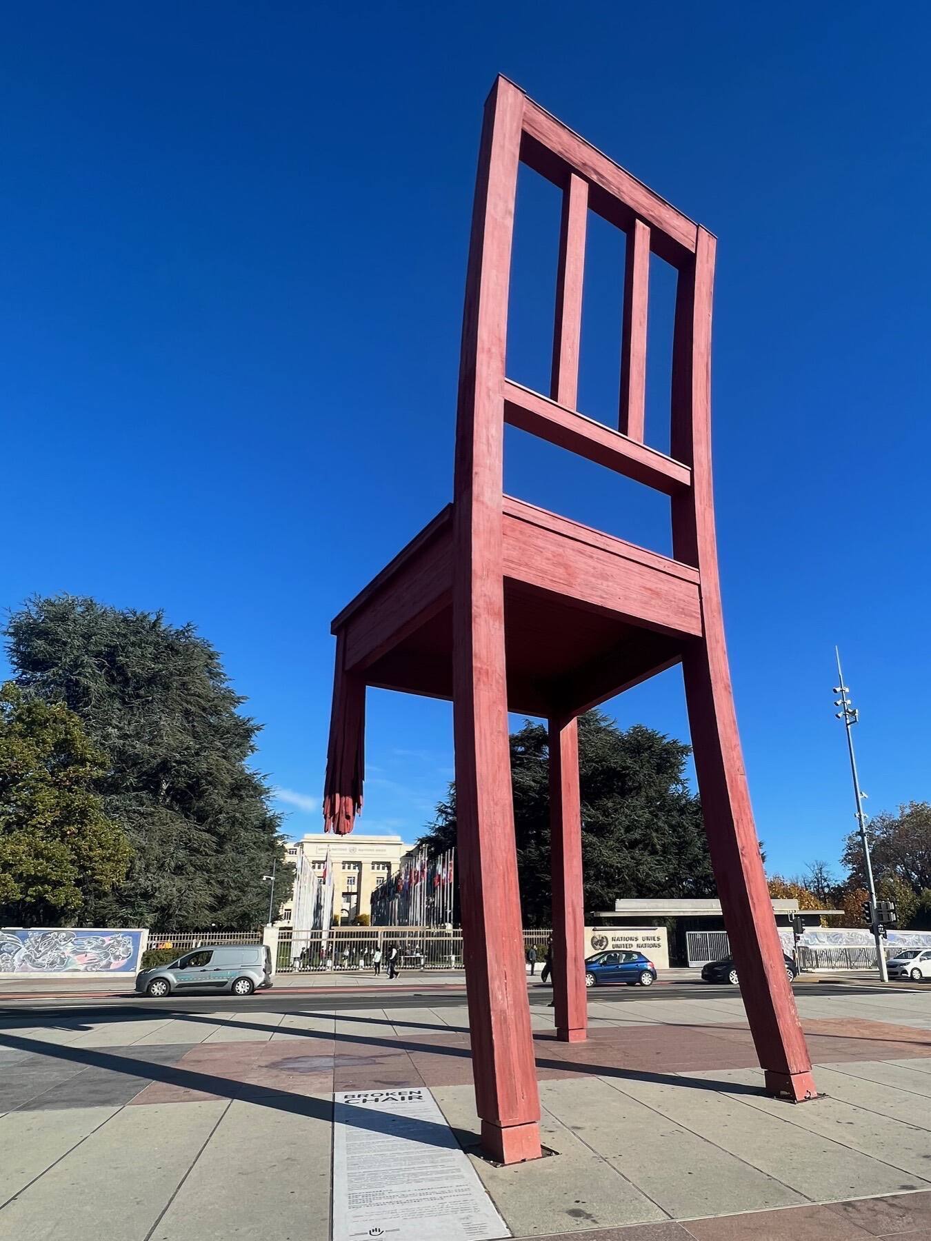 Broken Chair, Geneva, Switzerland
