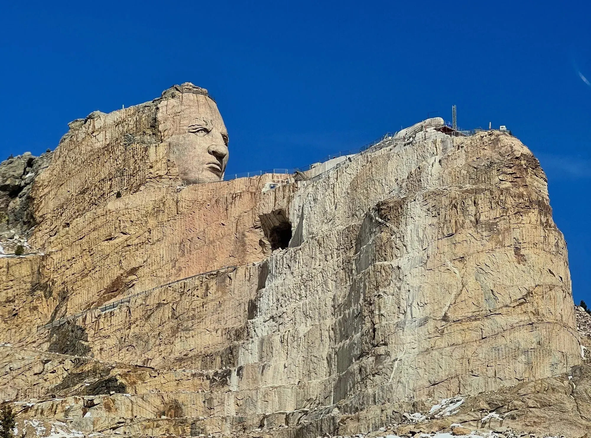 Crazy Horse Memorial in the Black Hills of South Dakota