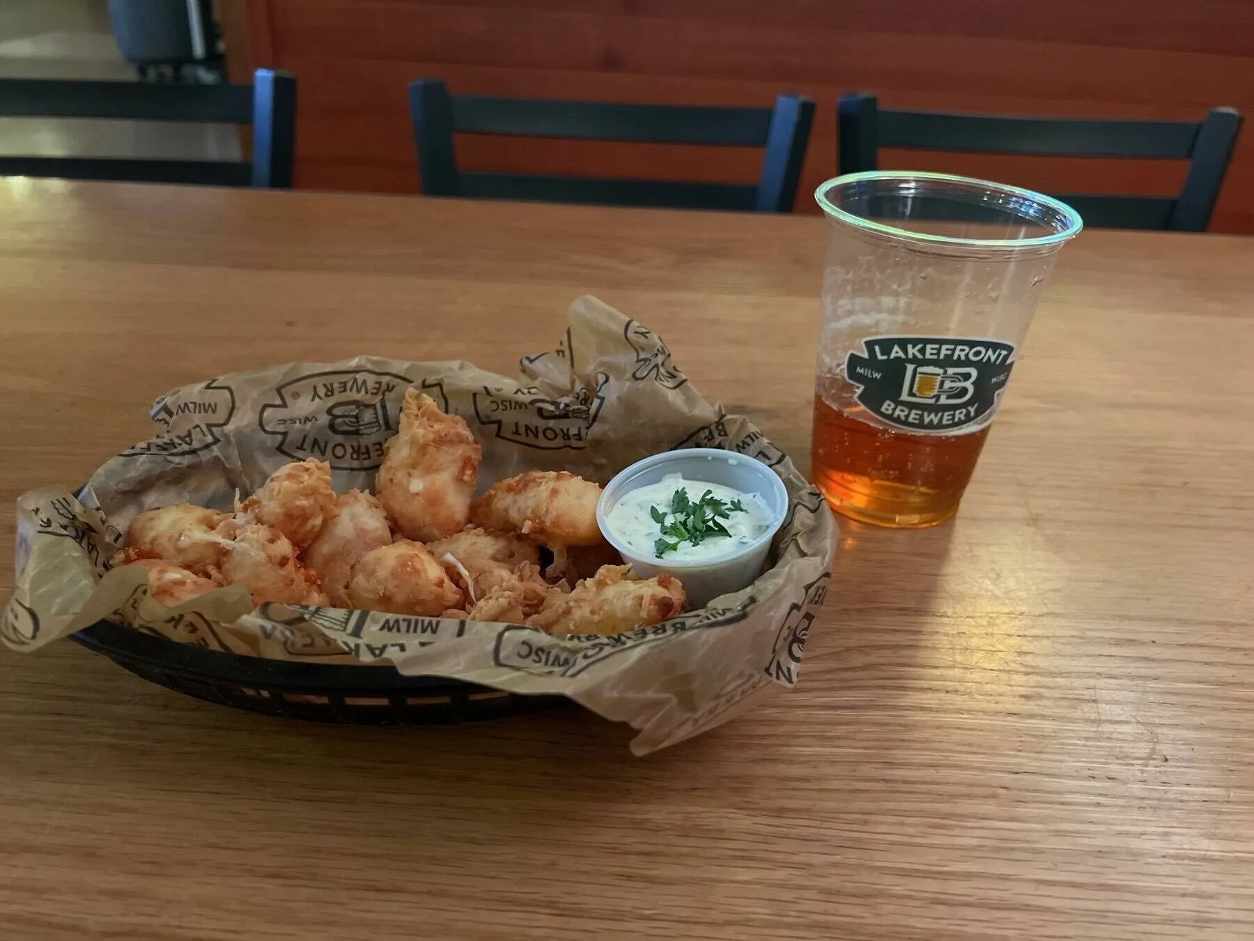 Fried Cheese Curds, Lakefront Brewery, Milwaukee