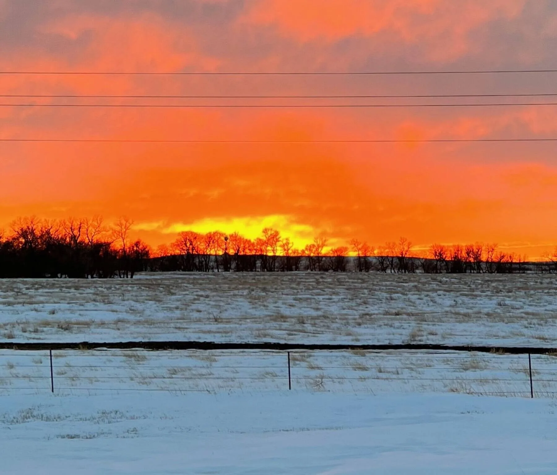Sunset on the Great Plains, Dupree, SD