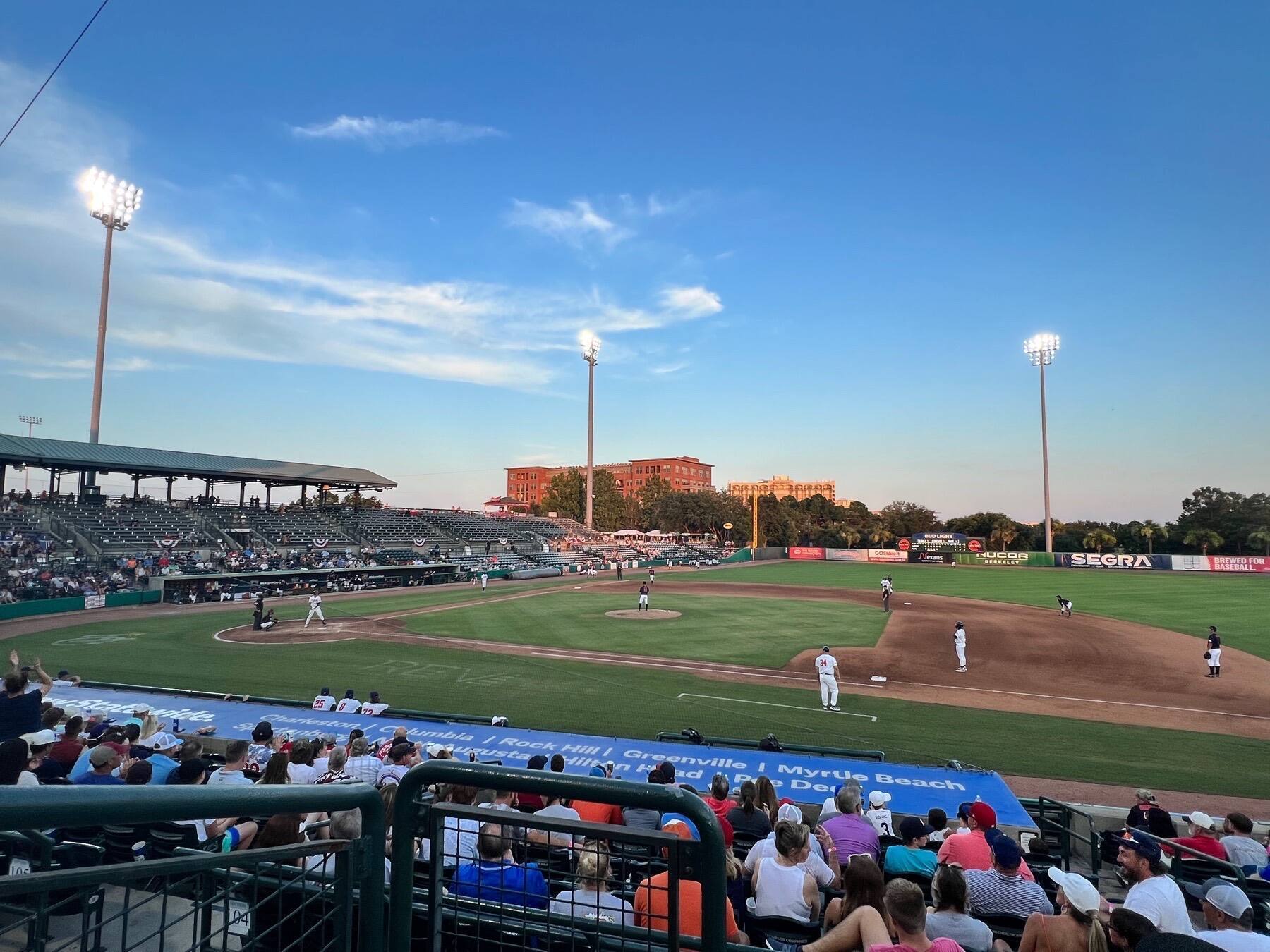 Charleston RiverDogs Baseball Game, Joseph P. Riley Jr. Park